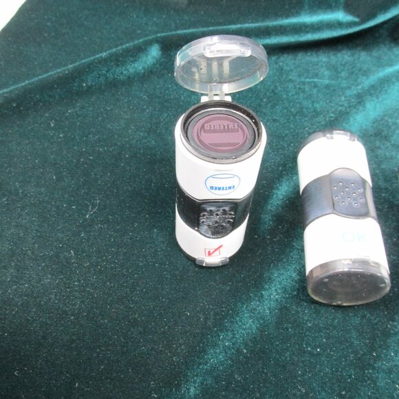 5 Rubber Custom Self-Inking Stamps, 2 designs on each stamper. - Picture 6 of 6